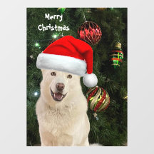 Santa Tass - Crystal, Husky-Hund jul