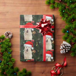Santa Tass - Crystal the Husky Wrapping Papper Rol Presentpapper