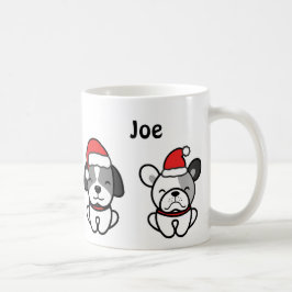 Santa Tass, julen Hundar Kaffemugg