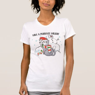Santa tassar   har en Purrfect helgdag T Shirt