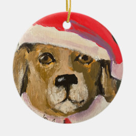 Santa Tassar hund Santa Porcelain ornament