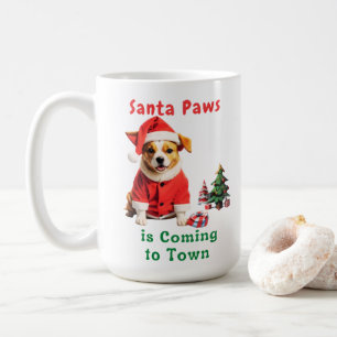 Santa Tassar kommer till Town Festive Pet Kaffemugg