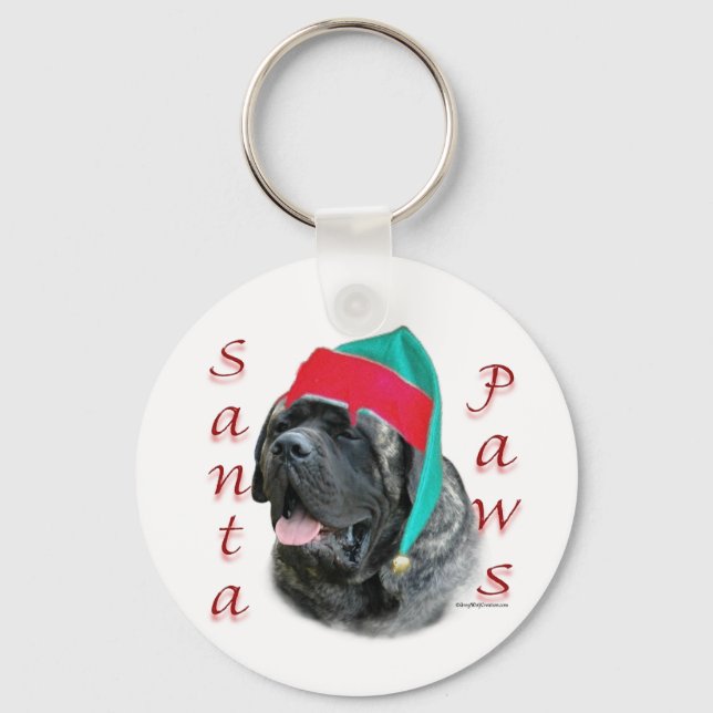Santa Tassar Mastiff Keychain Nyckelring (Framsida)