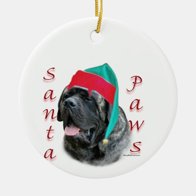 Santa Tassar Mastiff Ornament (Framsidan)