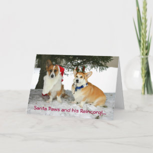 Santa tassar och hans Reincorgi Helgkort