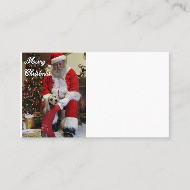 Santa Tassar Visitkort (Framsida)