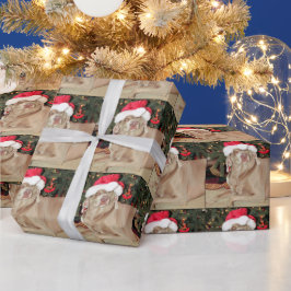 Santa Tassar - Weimaraner Hund jul Presentpapper