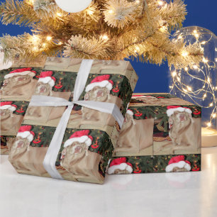 Santa Tassar - Weimaraner Hund jul Presentpapper