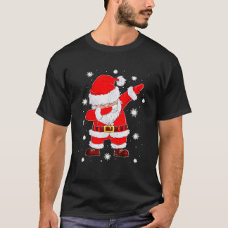 Santa Tee Santa Dab jul Santa Julafton Dabbing S