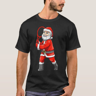 Santa Tennis jultomten Play Tennis Santa T Shirt