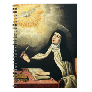 Santa Teresa av Ávila Eldens mystiker Konst Anteckningsbok