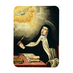 Santa Teresa av Ávila Eldens mystiker Konst Magnet
