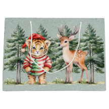 Santa Tiger och Gräs-Träd-julen