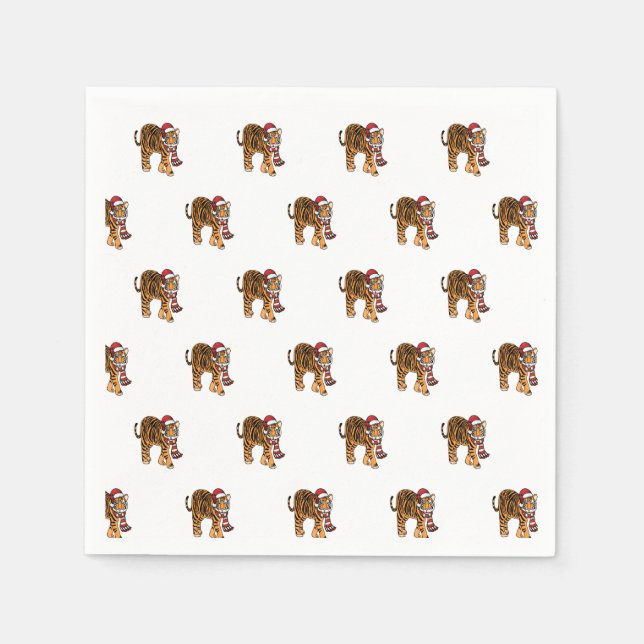 Santa Tiger Pappersservett (Framsidan)