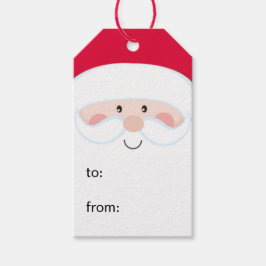 Santa Till Från Presentetikett