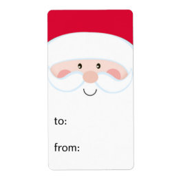 Santa To from Gift Märkres Fraktsedel