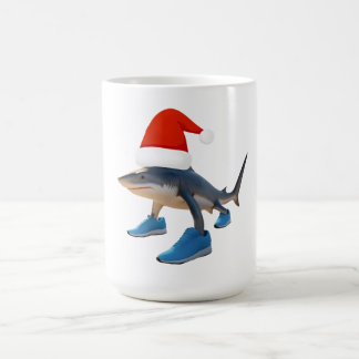 Santa Tralalero Tralala –Shark in Santa Hat Kaffemugg