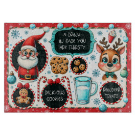 Santa Treat Board for Mjölk, Cookies & Reindeer