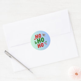 Santa & Tree Magic – Christmas Stickers & Invites Runt Klistermärke