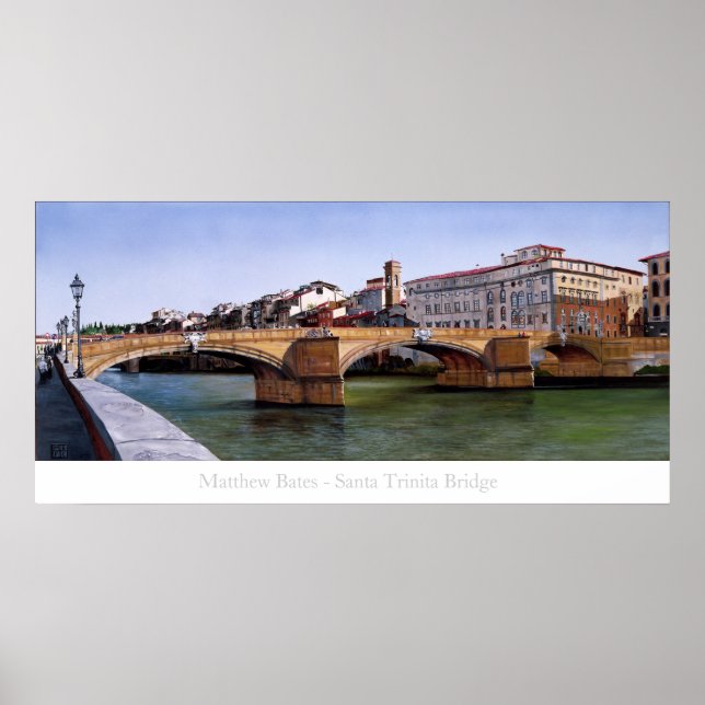 Santa Trinita Bridge Poster (Framsidan)