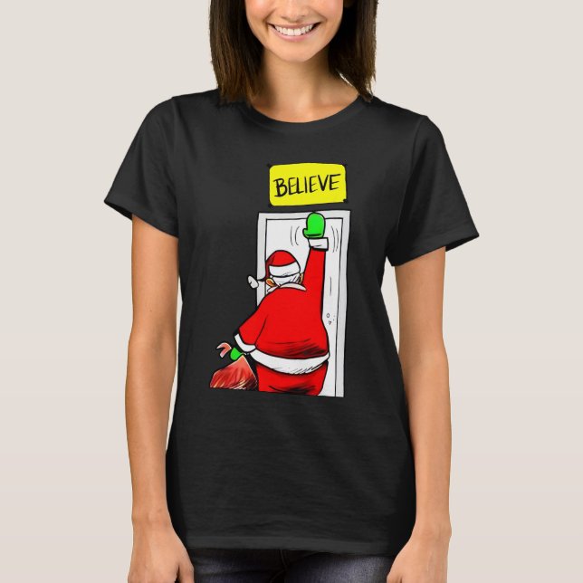 Santa Tro-jul T Shirt (Framsida)