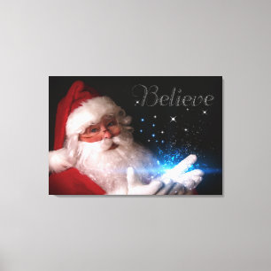 Santa Tro-julkonst Canvastryck