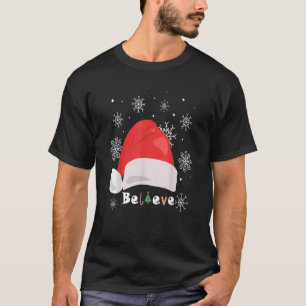 Santa Tro julpajamas för pojkar flickor och pojka T Shirt
