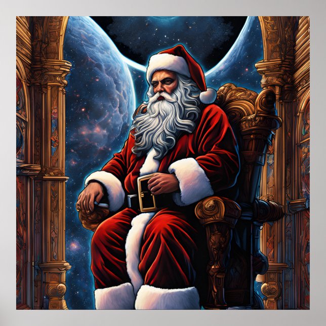 Santa Tro, jultomten, Helgdagarna Santa Santa Poster (Framsidan)