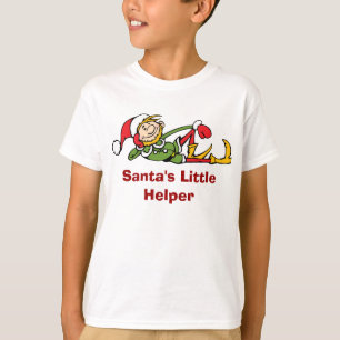 Santa tröjaför barn - Santas lite hjälpreda Tee