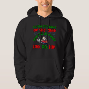 Santa Trucker-julvägen Kung Helgdag Festive Hoodie