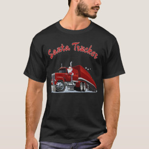 Santa Trucker  T Shirt