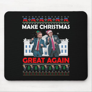 Santa Trump Dance Gör jul Underbar igen Julafton Musmatta