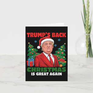 Santa Trump Dance Gör julen Underbar igen till Uga Kort