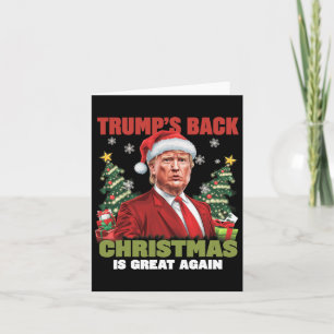 Santa Trump Dance Gör julen Underbar igen till Uga Kort