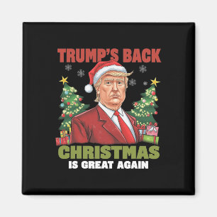 Santa Trump Dance Gör julen Underbar igen till Uga Magnet
