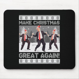 Santa Trump Dance Gör julen Underbar igen till Uga Musmatta