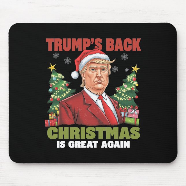 Santa Trump Dance Gör julen Underbar igen till Uga Musmatta (Framsidan)