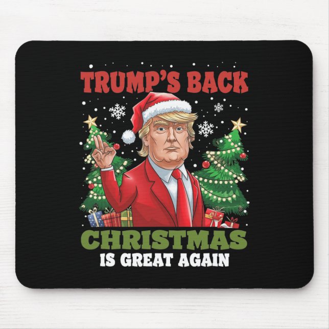 Santa Trump Dance Gör julen Underbar igen till Uga Musmatta (Framsidan)