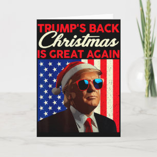 Santa Trump Dans Gör julen fantastisk igen ful Kort