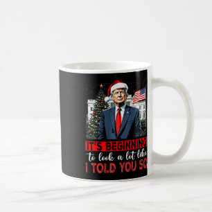 Santa Trump Det börjar se ut som jag... Kaffemugg