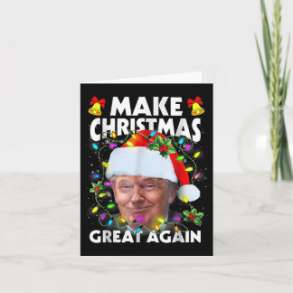 Santa Trump Gör julen Underbar igen Ugly Julafton Kort