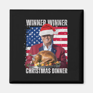 Santa Trump jul Humor Funny Trump Julafton Magnet