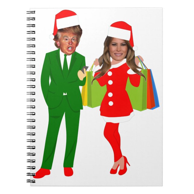 Santa trump melania anteckningsbok (Framsidan)