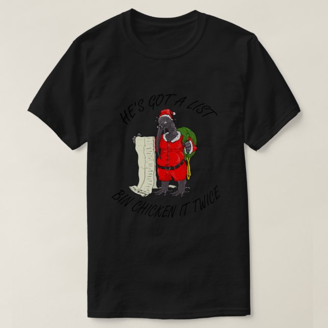 Santa Tunna Chicken Essential T-Shirt (Design framsida)