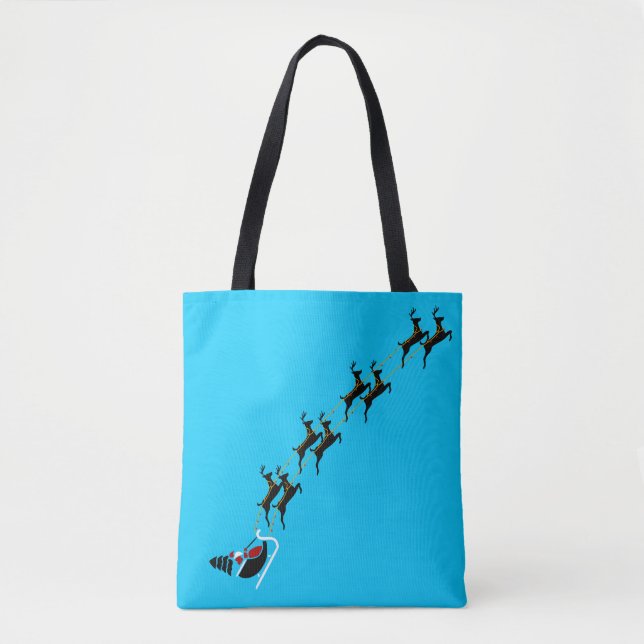 Santa Turcos Tote Bag Tygkasse (Framsida)