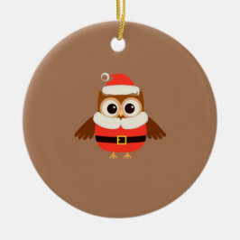 Santa Uggla Ornament