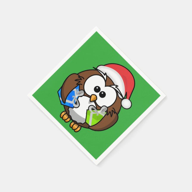 SANTA UGGLA PAPPERSSERVETT (Hörn)