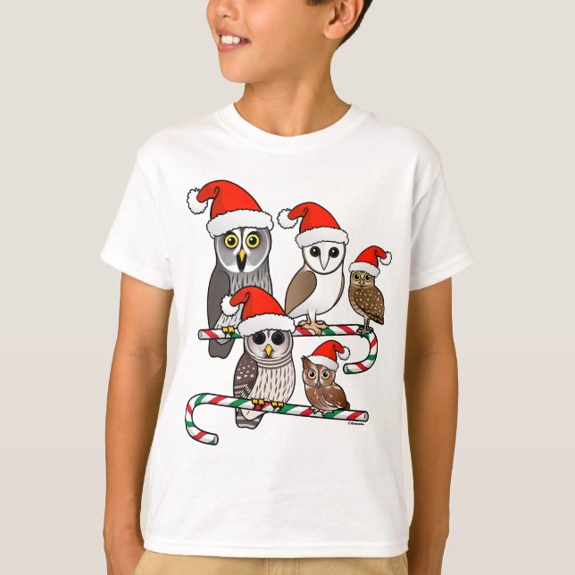 Santa ugglor tee (Framsida)
