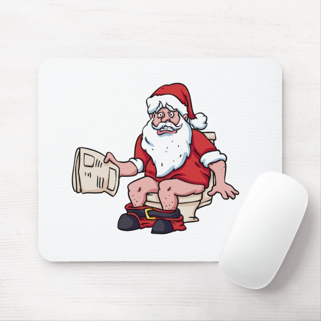 Santa Using Toilet Musmatta (Med mus)