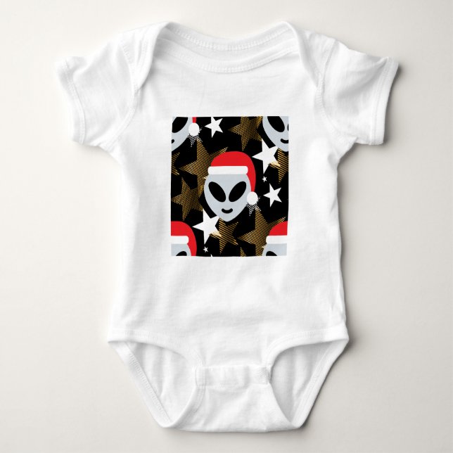 Santa utomlands emoji t-shirt (Framsida)